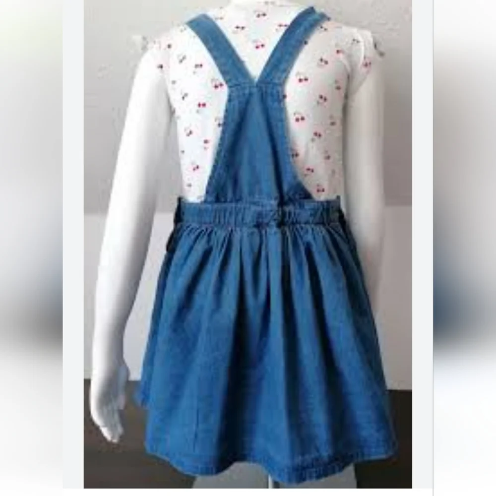 Cynthia Rowley girls set size 6 dress shirt hairclip cherry 🍒